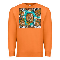 Carrot lion with leopard and cowhide pattern Premium Sweatshirt - TumblerDesignByShophia