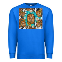 True Royal lion with leopard and cowhide pattern Premium Sweatshirt - TumblerDesignByShophia
