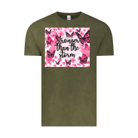 Vintage Olive stronger than the storm Vintage Tee - MaliasSmallBusiness