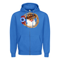 True Royal Cowboy Santa Zipper Hoodie - Bettercallsaul