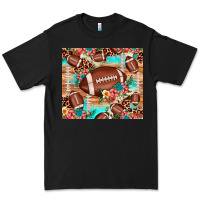 Black football leopard cowhide Premium Tee - JahusDesignShop