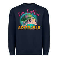 Navy im turtley adorable Heavyweight Sweatshirt - NancyCooperArtShop