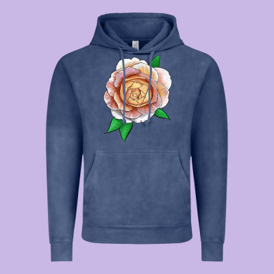 Fun In The Sun Rose Vintage Hoodie Designed By Lillyallendesigns