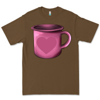 Cacao Valentine's Day heart mug Premium Tee - AdoDesignShop