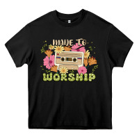 Black made to worship Heavy Core Tee - JahusDesignShop