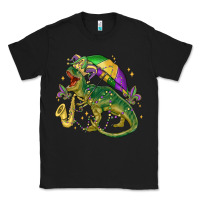 Black mardi gras tree rex Classic Tee - MaliasSmallBusiness