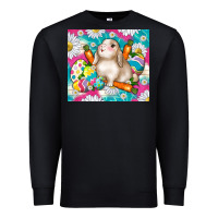 Black easter day rabbit Premium Sweatshirt - TumblerDesignByShophia