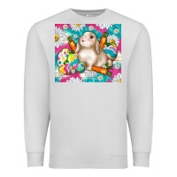 Dove Grey easter day rabbit Premium Sweatshirt - TumblerDesignByShophia