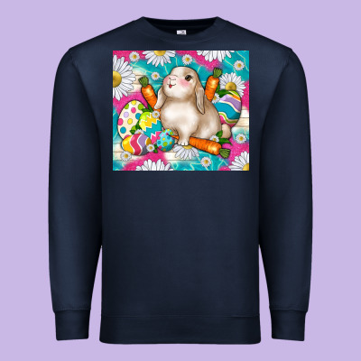 Easter Day Rabbit Premium Sweatshirt Designed By Tumblerdesignbyshophia