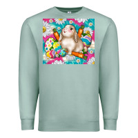 Seafoam easter day rabbit Premium Sweatshirt - TumblerDesignByShophia