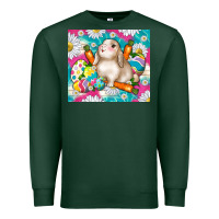 Sports Green easter day rabbit Premium Sweatshirt - TumblerDesignByShophia