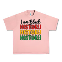 Salmon i am black history Urban Heavy Tee - MaliasSmallBusiness