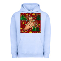 Pigment Grape Ice christmas nails and trees with leopard and plaid seamless pattern bbs Urban Hoodie - BundleAndBundleShop