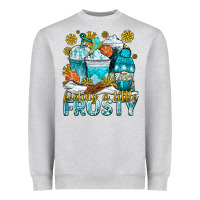 Heather Grey feeling a little frosty coffee cups Heavyweight Sweatshirt - NancyCooperArtShop