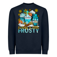 Navy feeling a little frosty coffee cups Heavyweight Sweatshirt - NancyCooperArtShop