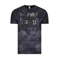 Cloud Black in may we wear gray brain cancer awareness Vintage Tee - MaliasSmallBusiness