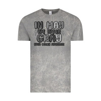 Cloud Rock in may we wear gray brain cancer awareness Vintage Tee - MaliasSmallBusiness