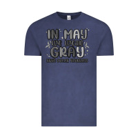 Vintage Denim in may we wear gray brain cancer awareness Vintage Tee - MaliasSmallBusiness