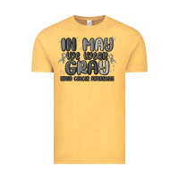 Vintage Mustard in may we wear gray brain cancer awareness Vintage Tee - MaliasSmallBusiness