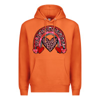 Carrot valentines heart rainbow Premium Hoodie - JahusDesignShop