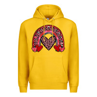Lemon valentines heart rainbow Premium Hoodie - JahusDesignShop