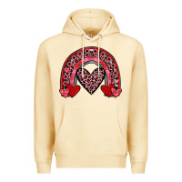 Pina Colada valentines heart rainbow Premium Hoodie - JahusDesignShop