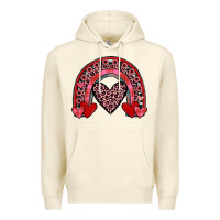 Sandshell valentines heart rainbow Premium Hoodie - JahusDesignShop