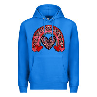 True Royal valentines heart rainbow Premium Hoodie - JahusDesignShop