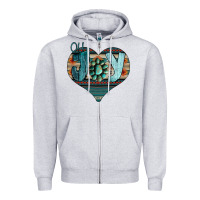 Heather Grey Joy Christmas Zipper Hoodie - Bettercallsaul