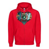 Red Joy Christmas Zipper Hoodie - Bettercallsaul