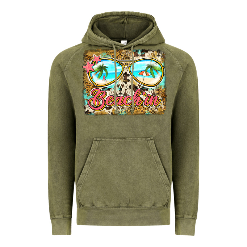 Beach'in Sunglasses Vintage Hoodie by Jasminsmagicworld | Teevron