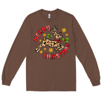 Chestnut merry christmas deer Long Sleeve Tee - MaliasSmallBusiness