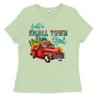 Matcha just a small town girl with car Ladies Tee - HRA Design Shop