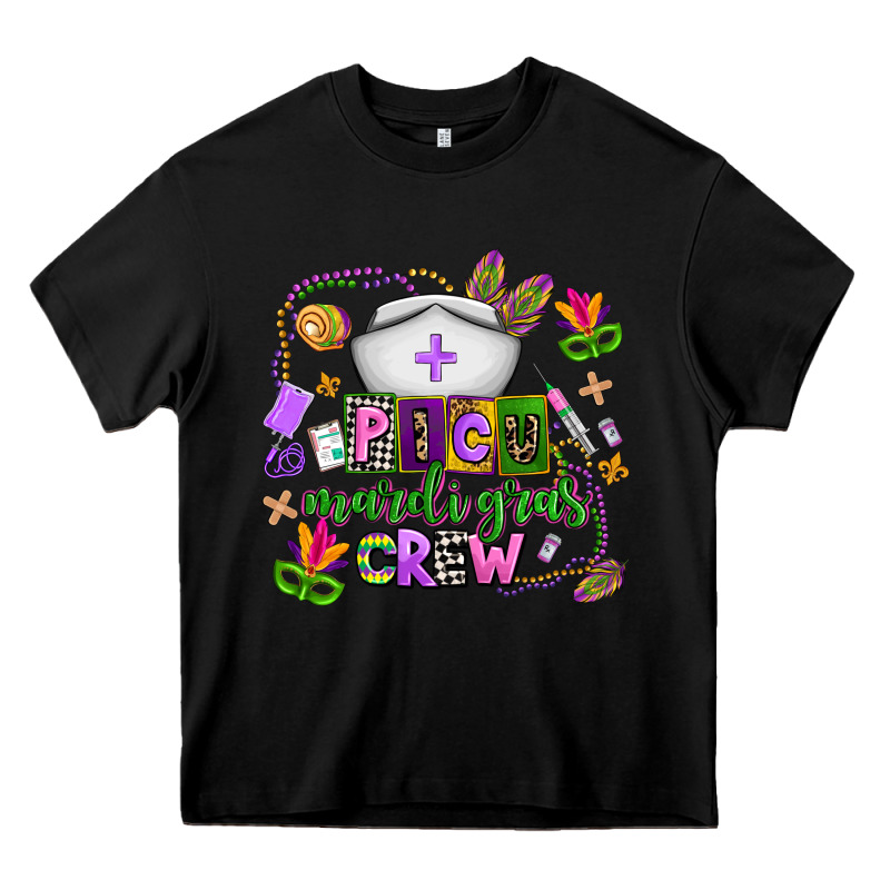 Picu Mardi Gras Crew Heavy Core Tee by AdoDesignShop | Teevron