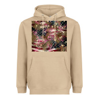 Mushroom American flag leopard pinktumbler Heavyweight Hoodie - HowdyJamesFarm
