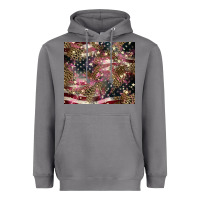 Storm American flag leopard pinktumbler Heavyweight Hoodie - HowdyJamesFarm