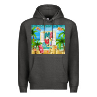 Charcoal Heather summer mini Premium Hoodie - TumblerDesignByShophia