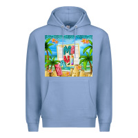 Colony Blue summer mini Premium Hoodie - TumblerDesignByShophia