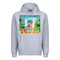 Heather Grey summer mini Premium Hoodie - TumblerDesignByShophia