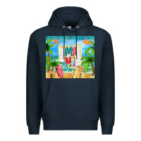 Navy summer mini Premium Hoodie - TumblerDesignByShophia