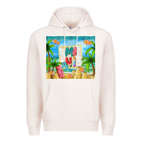Pale Pink summer mini Premium Hoodie - TumblerDesignByShophia