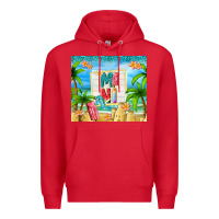 Red summer mini Premium Hoodie - TumblerDesignByShophia