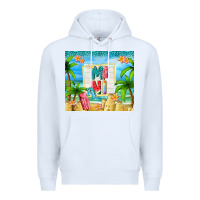 White summer mini Premium Hoodie - TumblerDesignByShophia