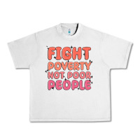Lunar Rock fight poverty not poor people Urban Heavy Tee - MaliasSmallBusiness