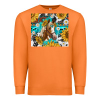 Carrot cowhide aztec horse Premium Sweatshirt - TumblerDesignByShophia