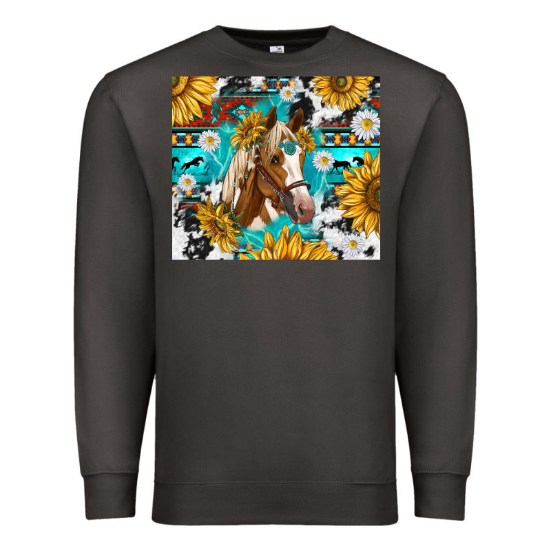 Cowhide Aztec Horse Premium Sweatshirt by TumblerDesignByShophia | Teevron