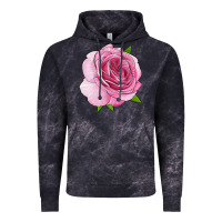 Cloud Black all dressed up rose Vintage Hoodie - LillyAllenDesigns