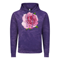 Cloud Purple all dressed up rose Vintage Hoodie - LillyAllenDesigns