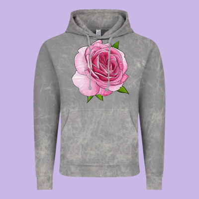 All Dressed Up Rose Vintage Hoodie Designed By Lillyallendesigns