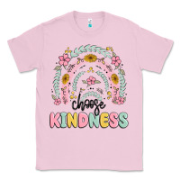 Bubblegum Pink choose kindness Classic Tee - MaliasSmallBusiness